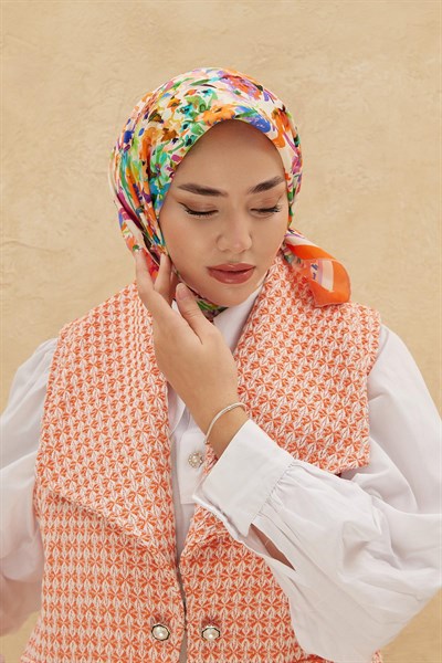 Silk Home Organik Pamuk İpek Eşarp 79009-19