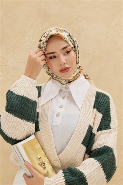 Silk Home Organik Pamuk İpek Eşarp 79009-16
