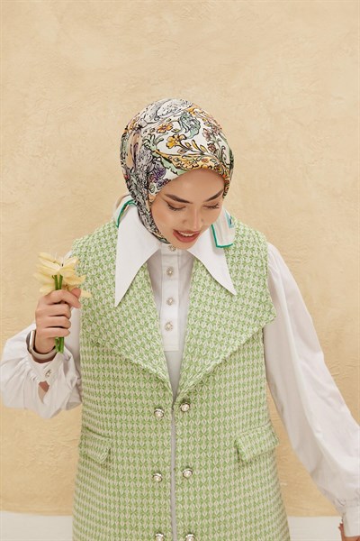 Silk Home Organik Pamuk İpek Eşarp 79010-05