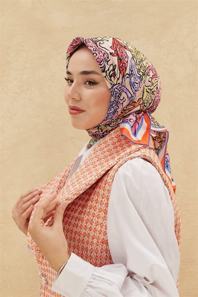 Silk Home Organik Pamuk İpek Eşarp 79010-12