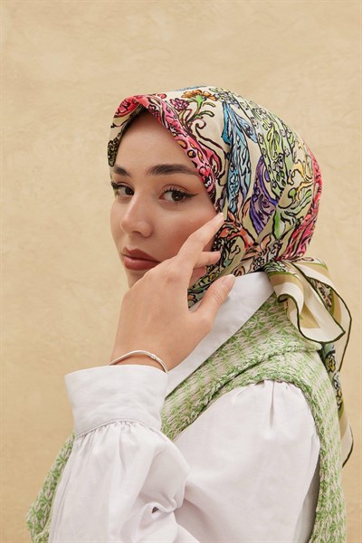 Silk Home Organik Pamuk İpek Eşarp 79010-03