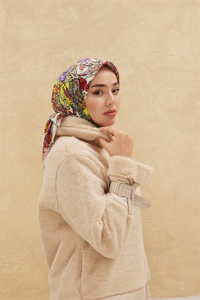 Silk Home Organik Pamuk İpek Eşarp 79010-06