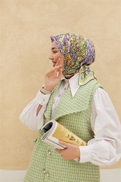 Silk Home Organik Pamuk İpek Eşarp 79010-04