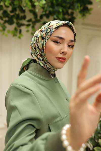 Silk Home Organik Pamuk İpek Eşarp 79012-13