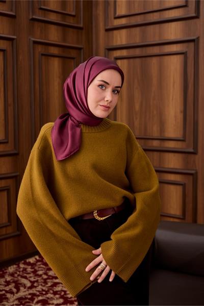 Silk Home Sura İpek Eşarp 11416-S17 Mürdüm