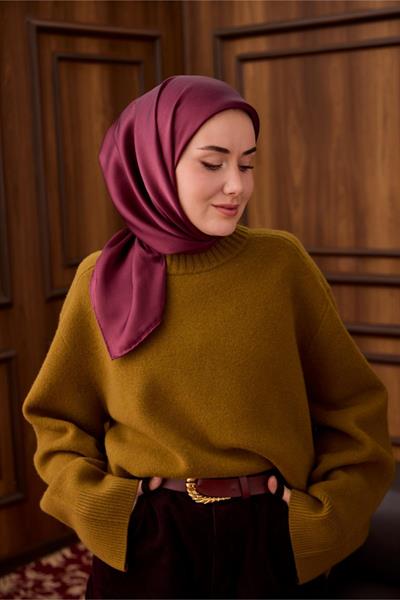 Silk Home Sura İpek Eşarp 11416-S17 Mürdüm