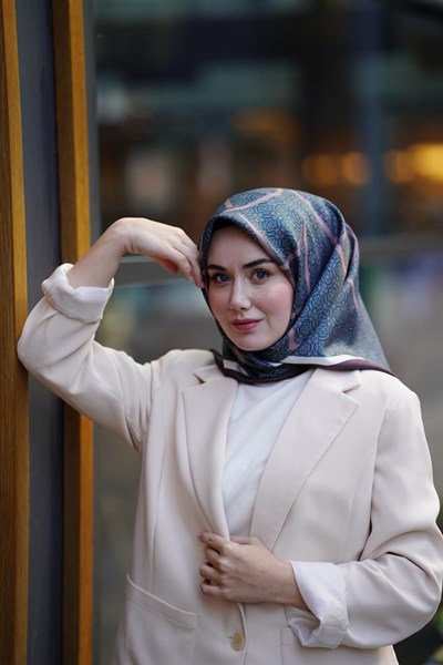 Silk Home Sura (Saten) İpek Eşarp 11388-S21