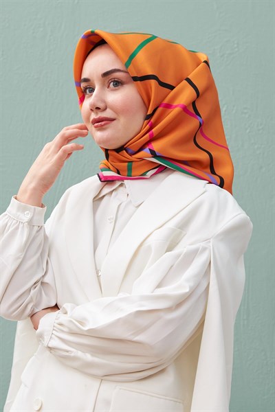 Silk Home Sura (Saten) İpek Eşarp 11394-S15