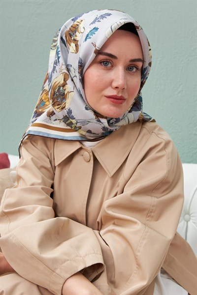 Silk Home Sura (Saten) İpek Eşarp 11395-S04