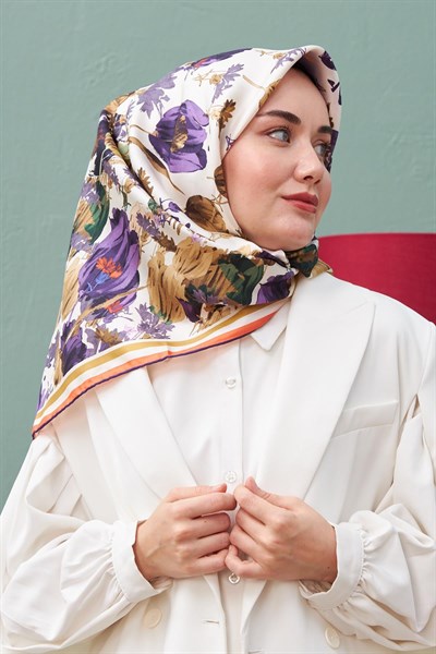 Silk Home Sura (Saten) İpek Eşarp 11395-S03
