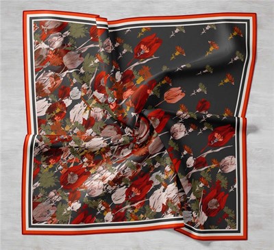 Silk Home Sura (Saten) İpek Eşarp 11395-S07