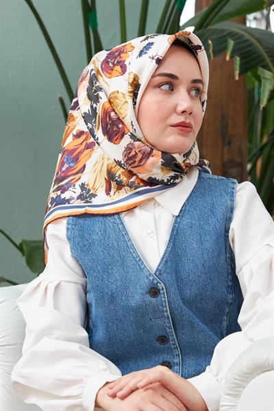 Silk Home Sura (Saten) İpek Eşarp 11395-S09