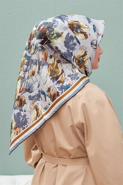 Silk Home Sura (Saten) İpek Eşarp 11395-S04