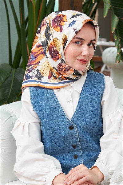 Silk Home Sura (Saten) İpek Eşarp 11395-S09