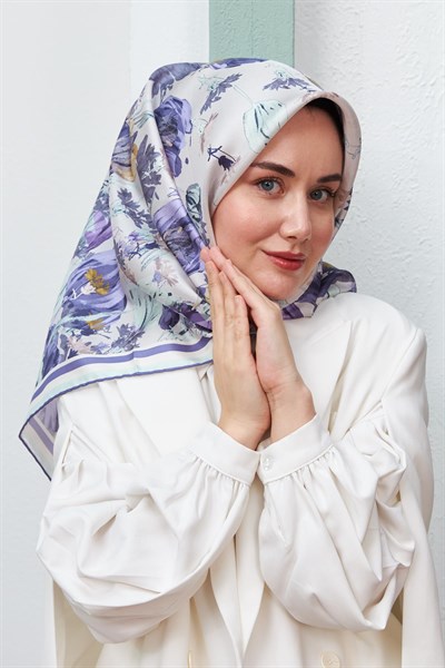 Silk Home Sura (Saten) İpek Eşarp 11395-S01