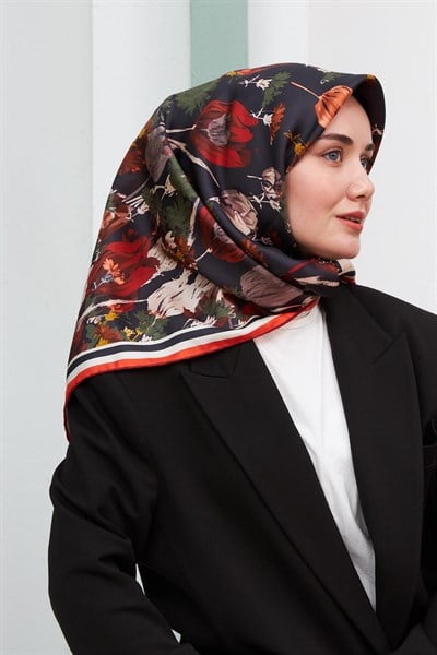 Silk Home Sura (Saten) İpek Eşarp 11395-S07