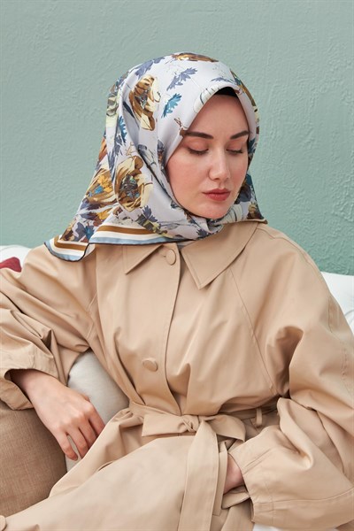 Silk Home Sura (Saten) İpek Eşarp 11395-S04