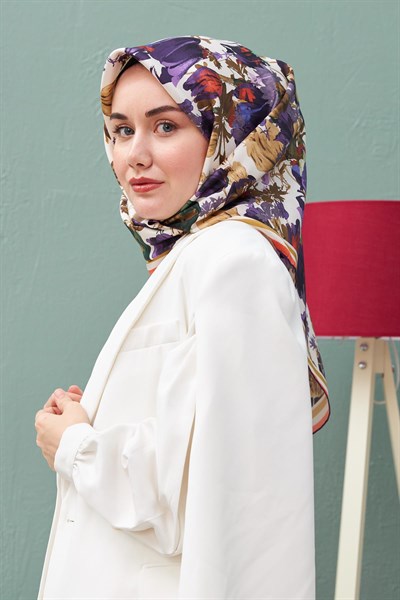 Silk Home Sura (Saten) İpek Eşarp 11395-S03