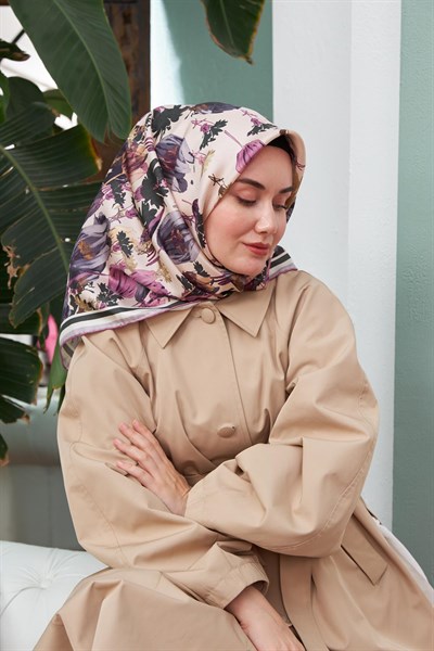 Silk Home Sura (Saten) İpek Eşarp 11395-S21