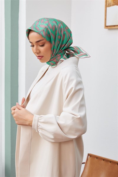 Silk Home Sura (Saten) İpek Eşarp 11397-S34