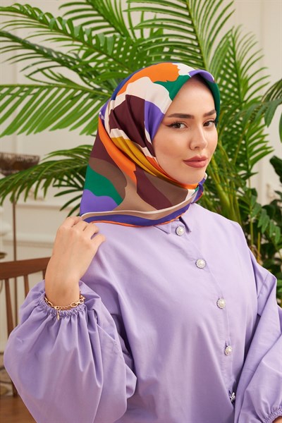 Silk Home Sura (Saten) İpek Eşarp 11398-S05