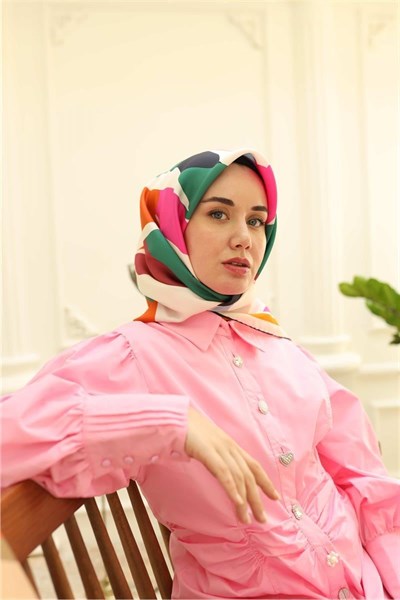 Silk Home Sura (Saten) İpek Eşarp 11398-S07
