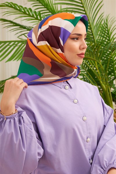 Silk Home Sura (Saten) İpek Eşarp 11398-S05