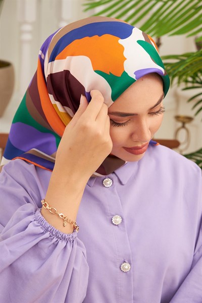 Silk Home Sura (Saten) İpek Eşarp 11398-S05