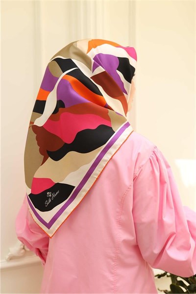 Silk Home Sura (Saten) İpek Eşarp 11398-S10