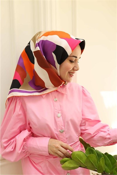 Silk Home Sura (Saten) İpek Eşarp 11398-S10
