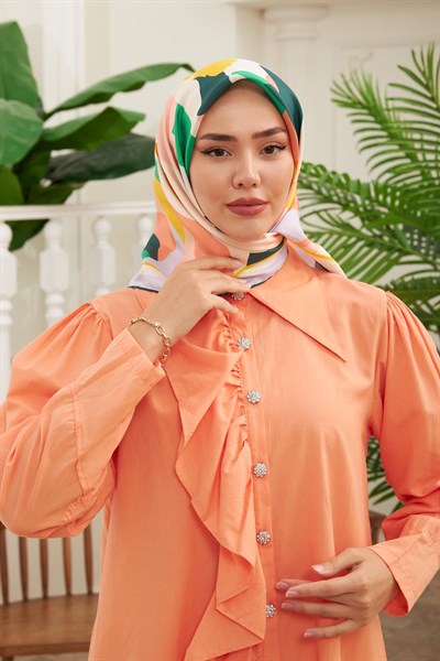 Silk Home Sura (Saten) İpek Eşarp 11398-S22