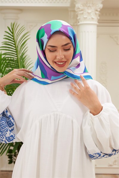 Silk Home Sura (Saten) İpek Eşarp 11398-S34