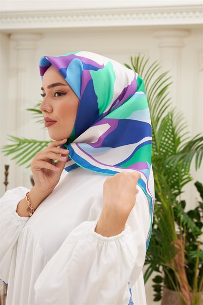 Silk Home Sura (Saten) İpek Eşarp 11398-S34