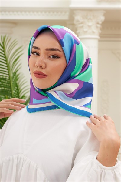 Silk Home Sura (Saten) İpek Eşarp 11398-S34