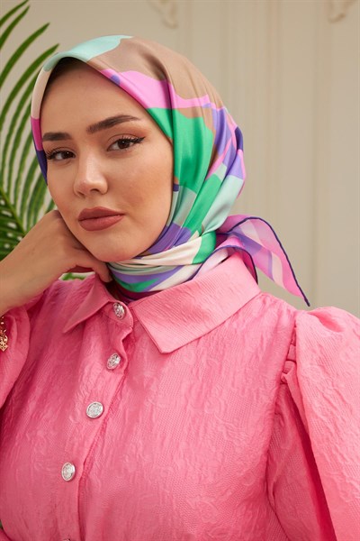 Silk Home Sura (Saten) İpek Eşarp 11398-S38