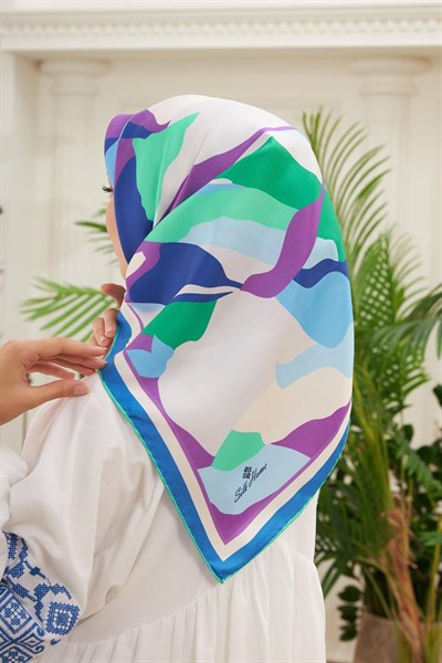 Silk Home Sura (Saten) İpek Eşarp 11398-S34