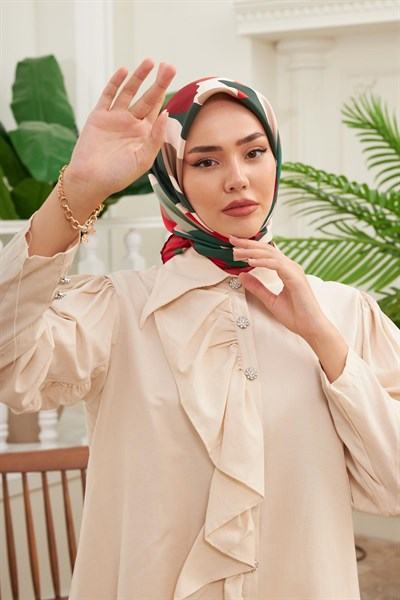Silk Home Sura (Saten) İpek Eşarp 11398-S47