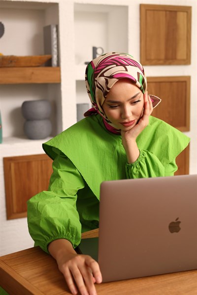 Silk Home Twill İpek Eşarp 11407-12