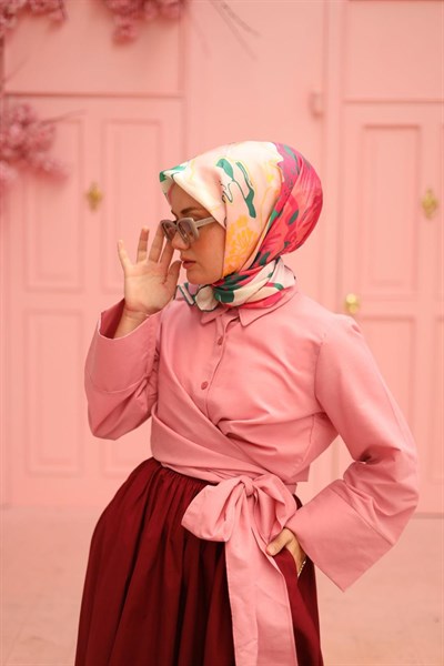 Silk Home Twill İpek Eşarp 11437-23
