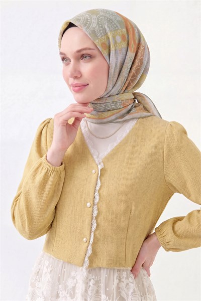 Soft Eşarp Authentic Açık Yeşil