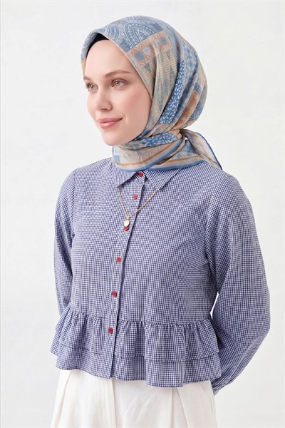Soft Eşarp Authentic Bebe Mavisi