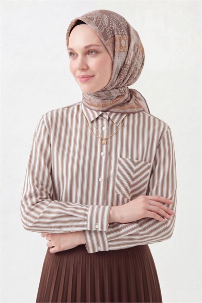 Soft Eşarp Authentic Gül Kurusu