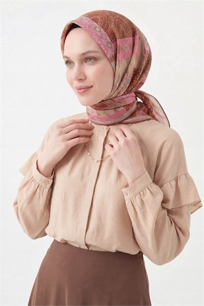 Soft Eşarp Authentic Kiremit