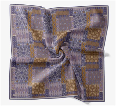Soft Eşarp Authentic Mavi Lila