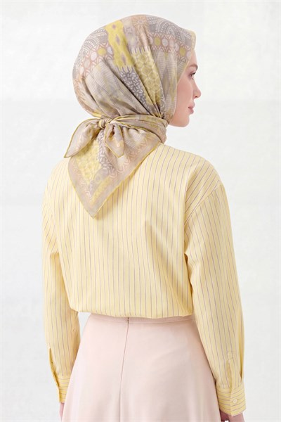 Soft Eşarp Authentic Sarı