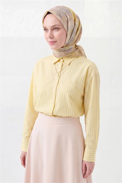 Soft Eşarp Authentic Sarı