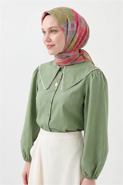 Soft Eşarp Authentic Şeker Pembesi