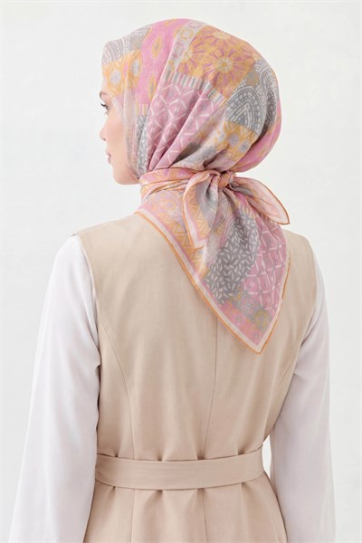 Soft Eşarp Authentic Tozpembe