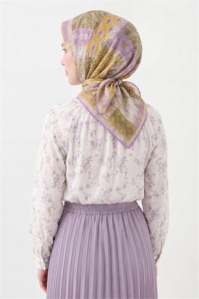 Soft Eşarp Authentic Yağ Yeşili