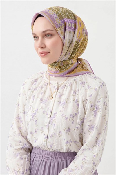 Soft Eşarp Authentic Yağ Yeşili